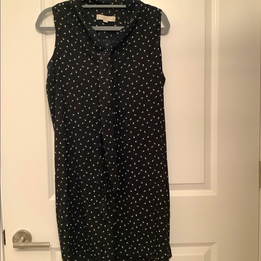 Loft petite black dress